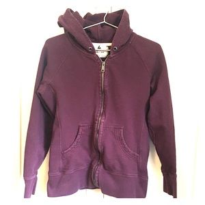 American Giant Purple Hoodie